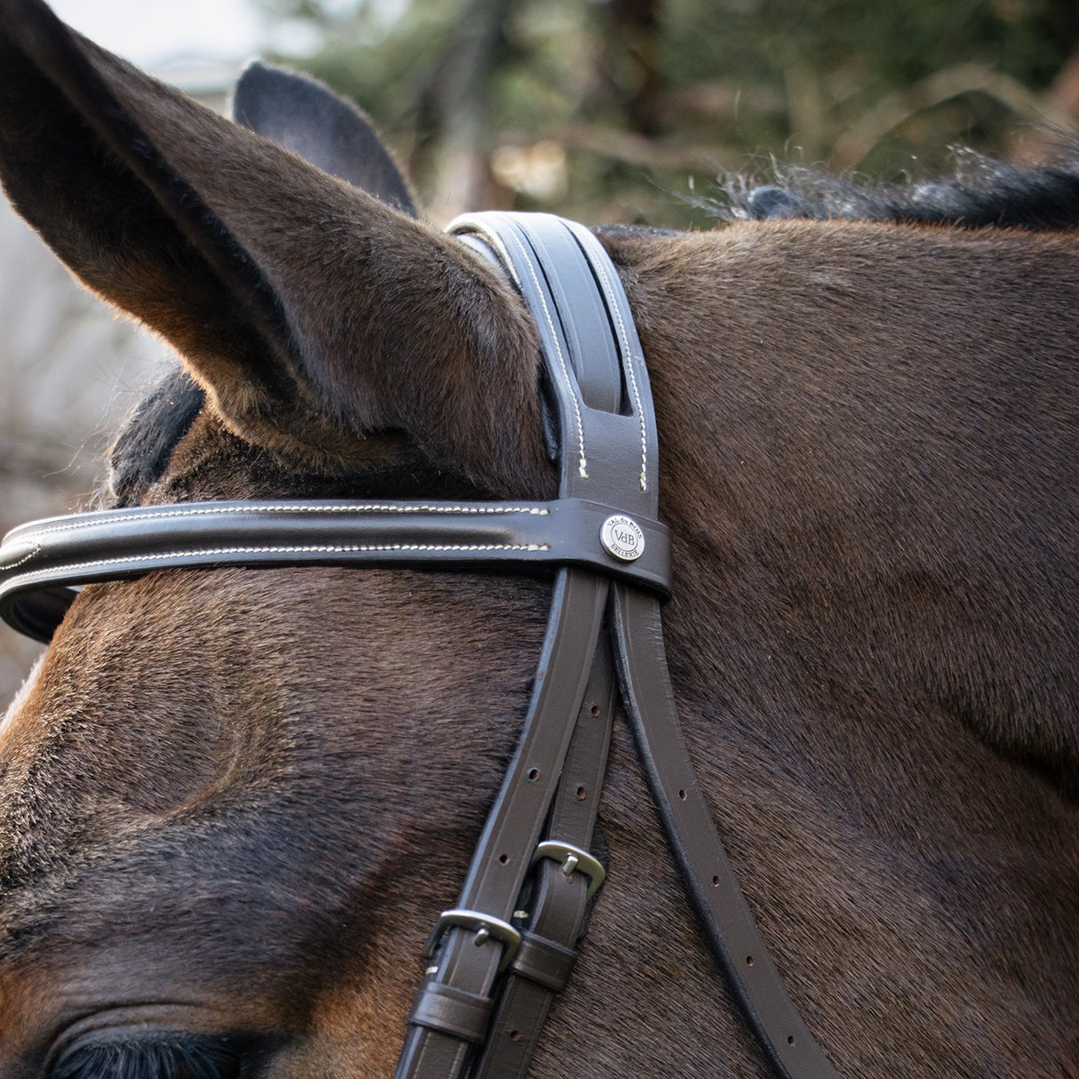 Val du Bois Padded Fancy Stitched Figure-8 Bridle