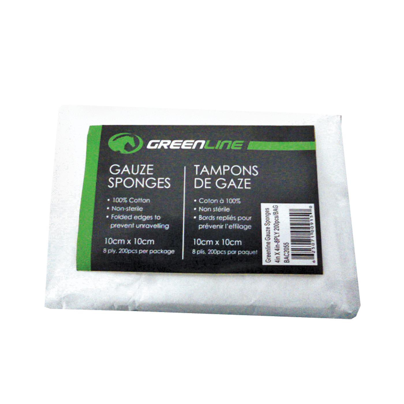 Éponges de gaze Greenline - Boîte de 200
