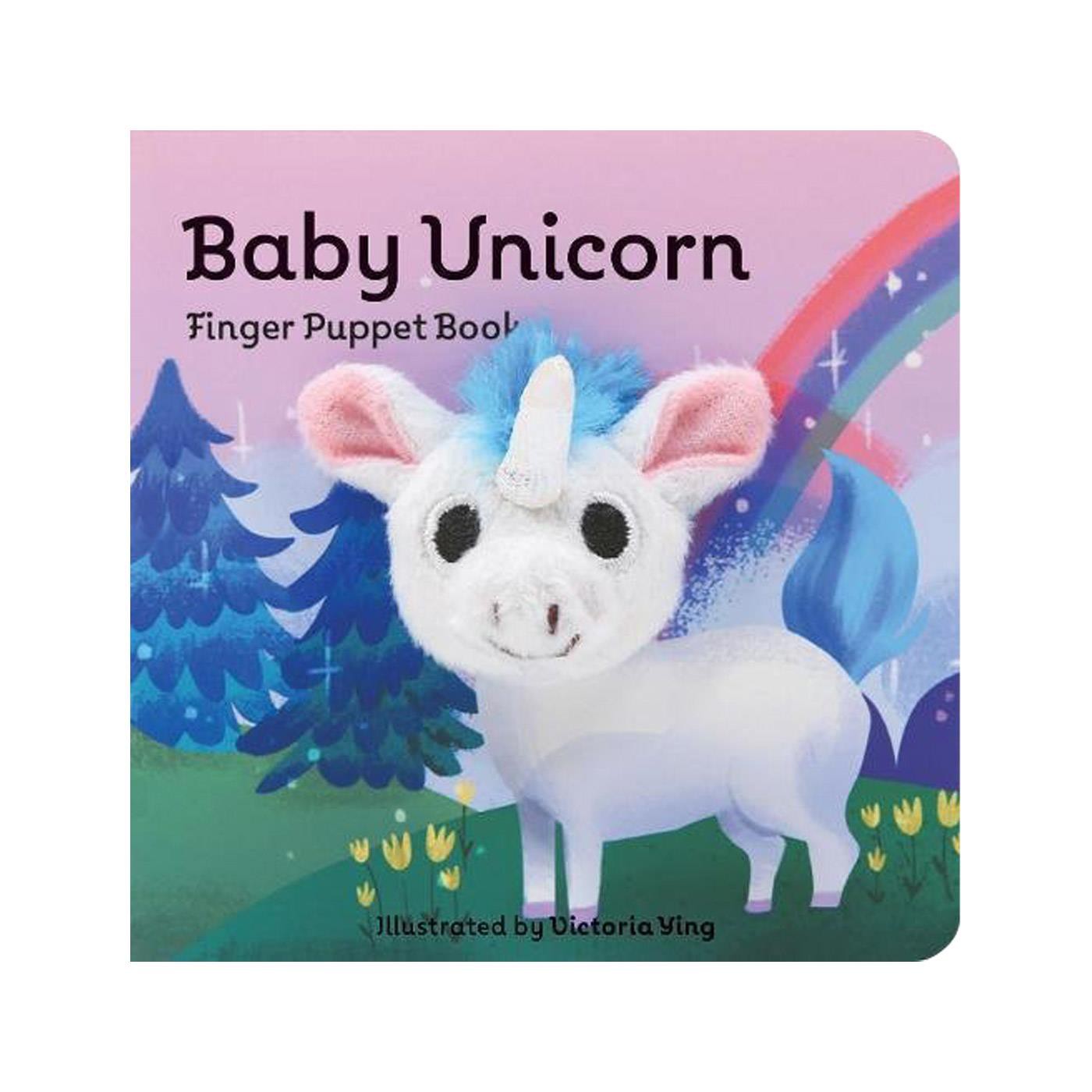 Livre de marionnettes bébé licorne