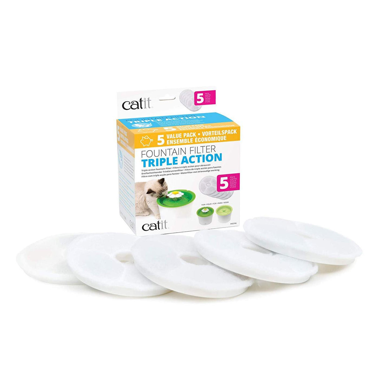 Hagen Catit Flower LED Fountain Replacement Filter