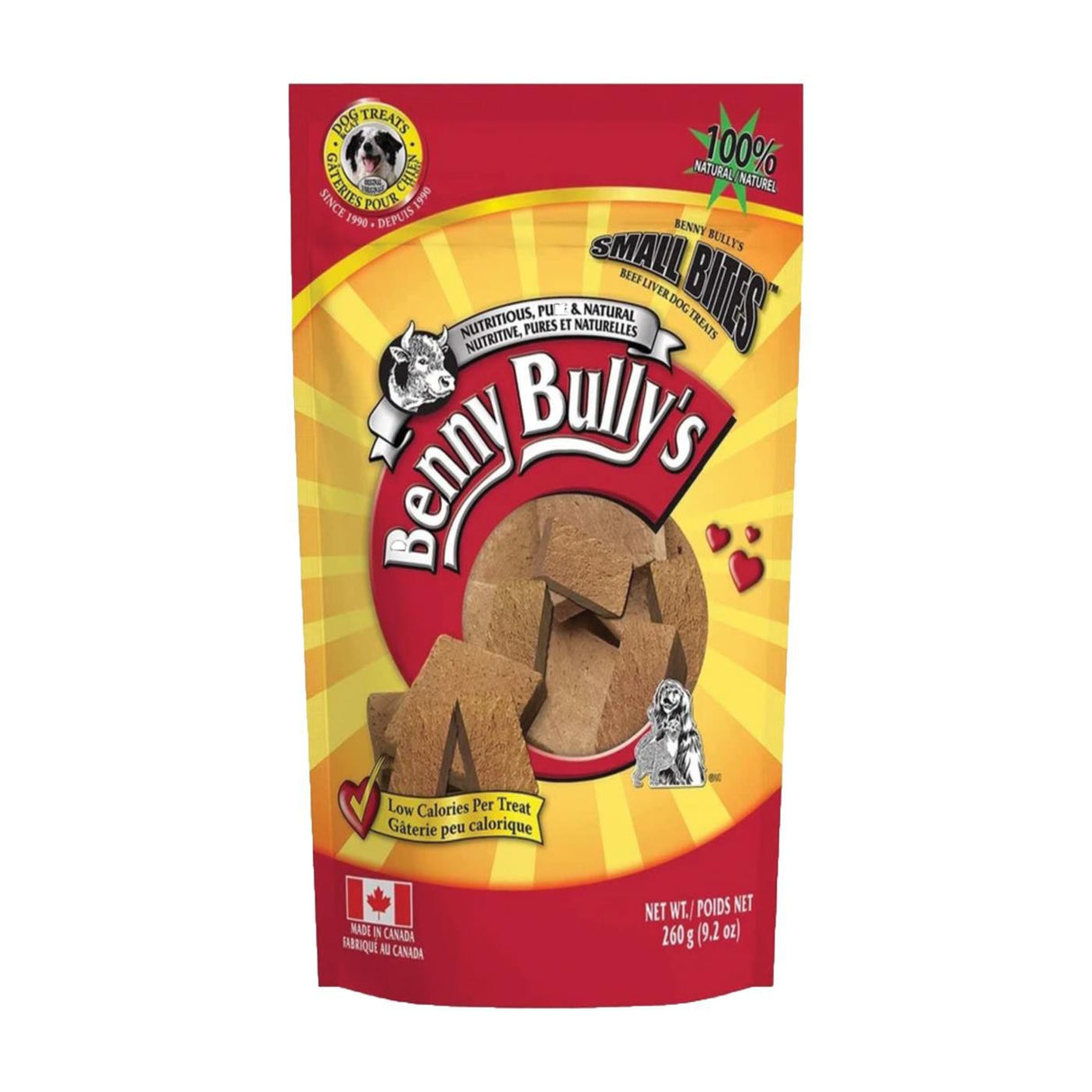 Friandises pour chiens Benny Bully's Small Bite au foie 260 g