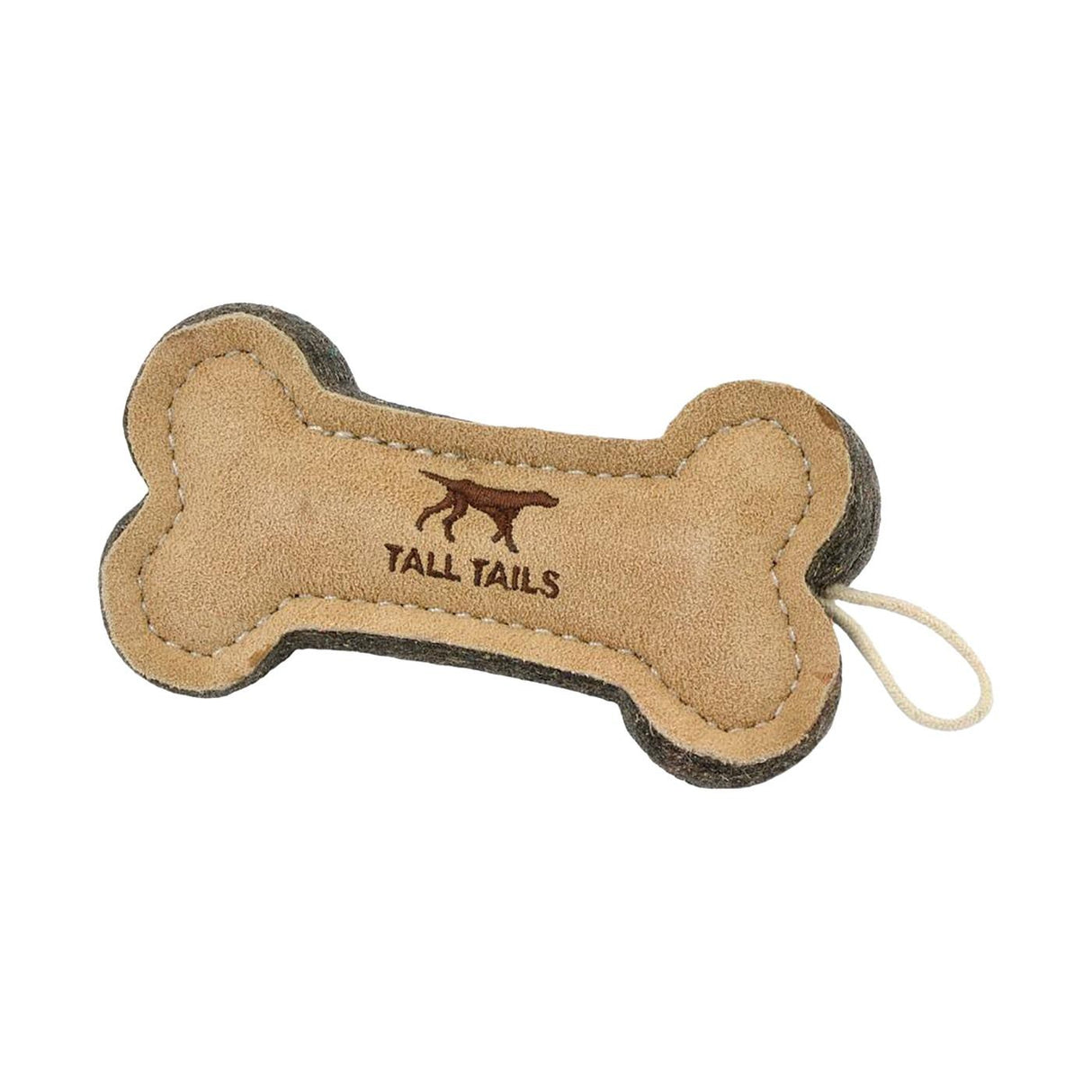 Tall Tails Cuir Naturel & Laine Os 15 cm
