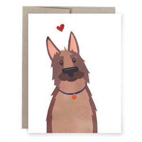 Art Of Melodious German Shepard Greeting Card