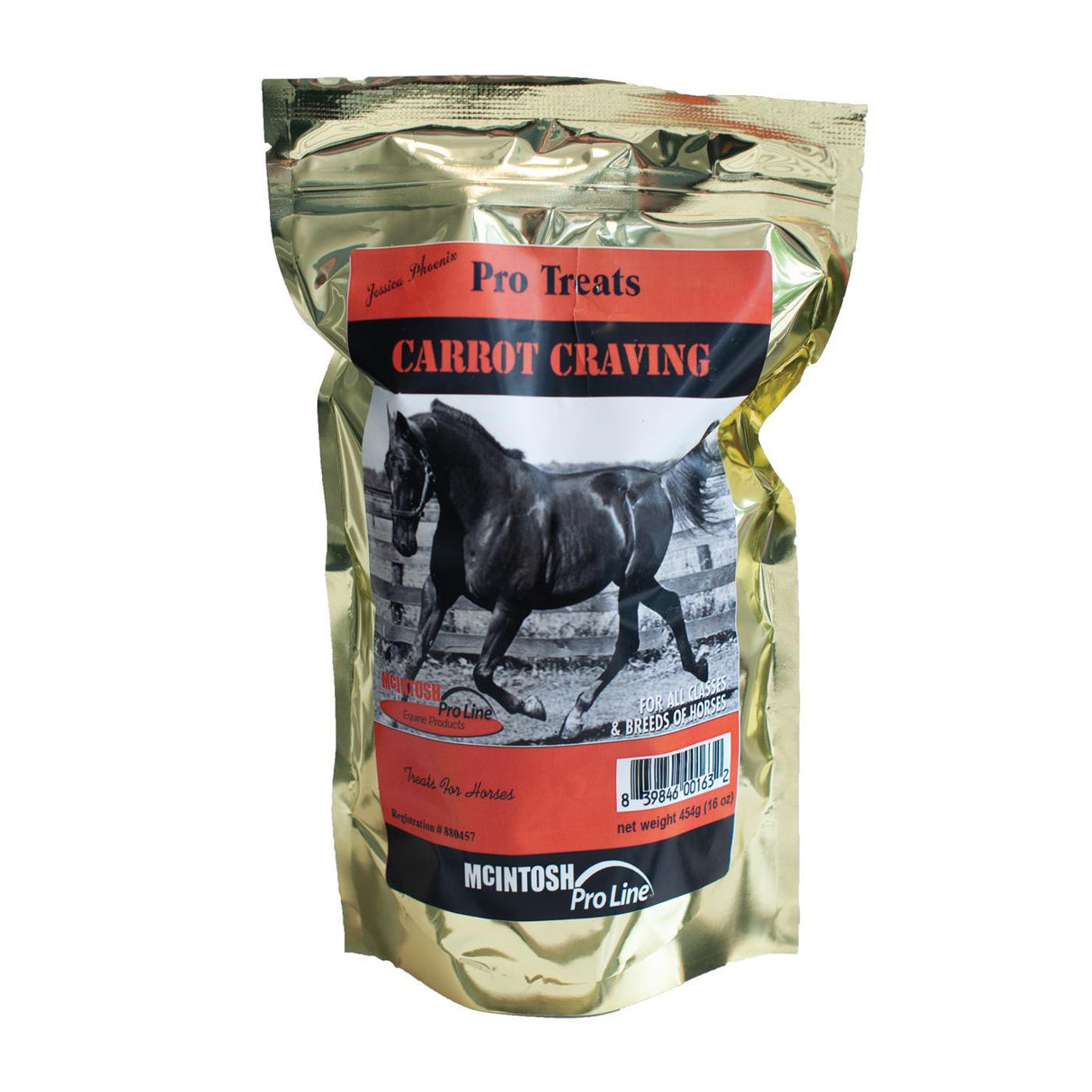 McIntosh Pro Line Carrot Craving Horse Treats 454 g
