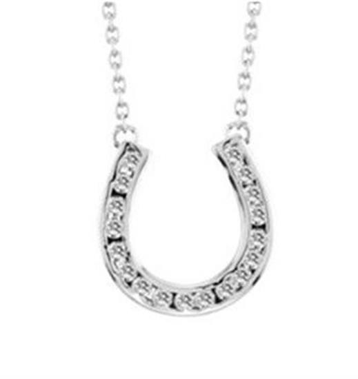 Kelly Herd Pavé Horseshoe Pendant
