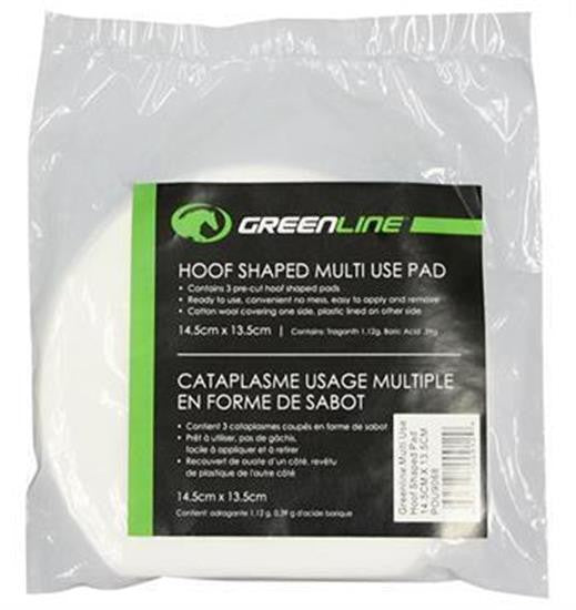 Coussinets multi-usages en forme de sabot Greenline - Lot de 3