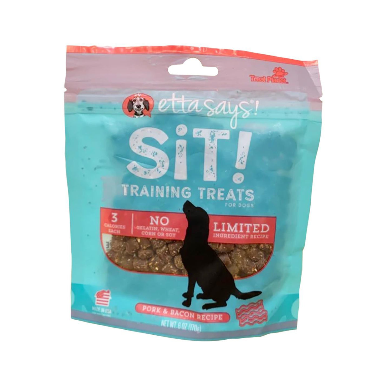 Etta Says! Sit Pork & Bacon Training Dog Treats 170 g