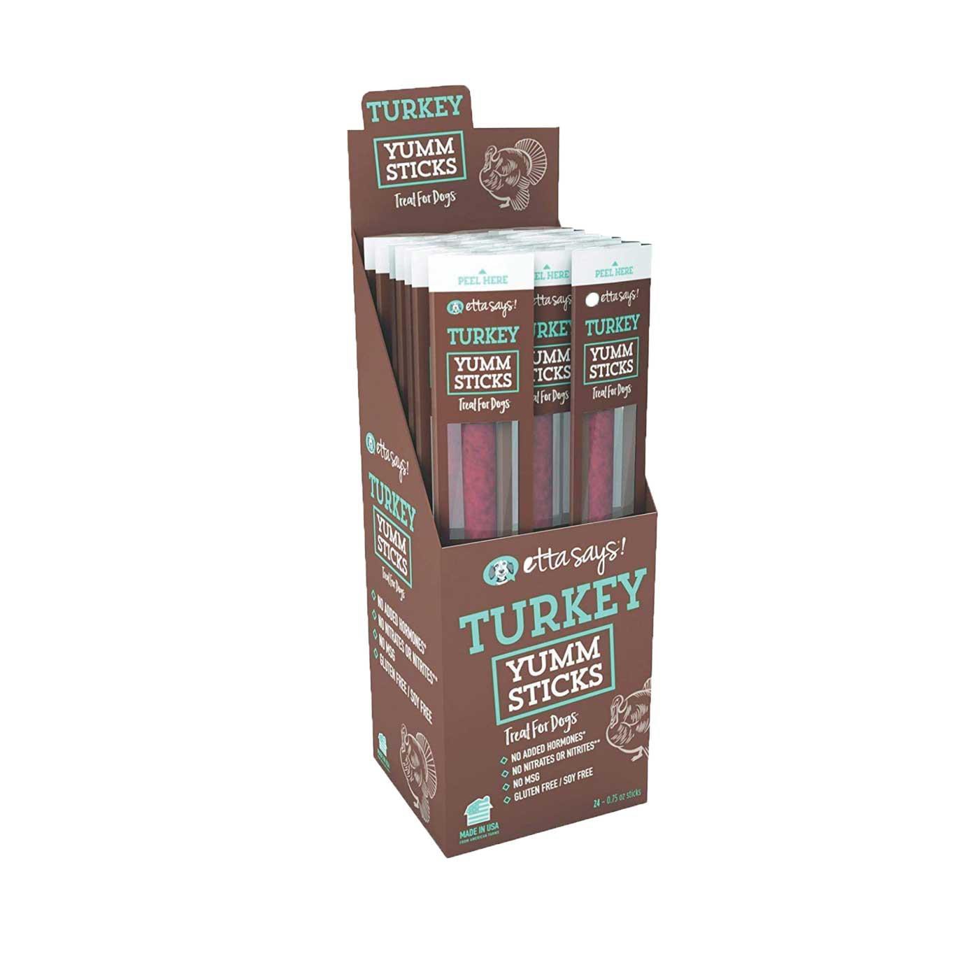 Etta dit ! Yumm Bâtonnets de dinde à mâcher pour chien 21 g