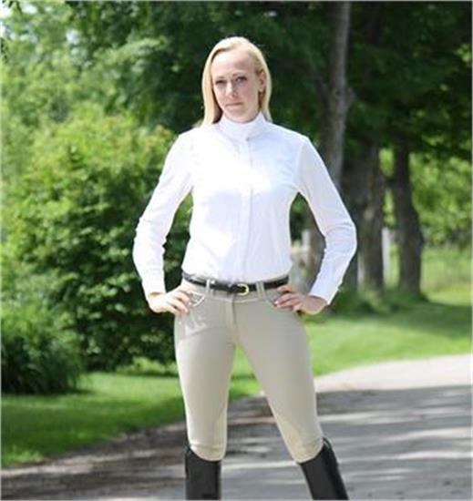Chemise de concours Elation Platinum Madison à col roulé et manches longues