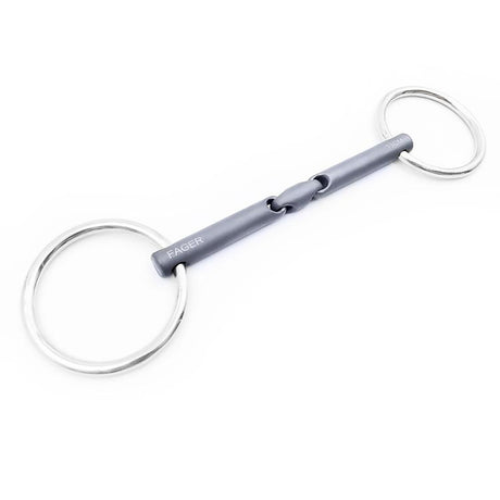 Fager Madeleine Titanium Double-Jointed Loose Ring Bit