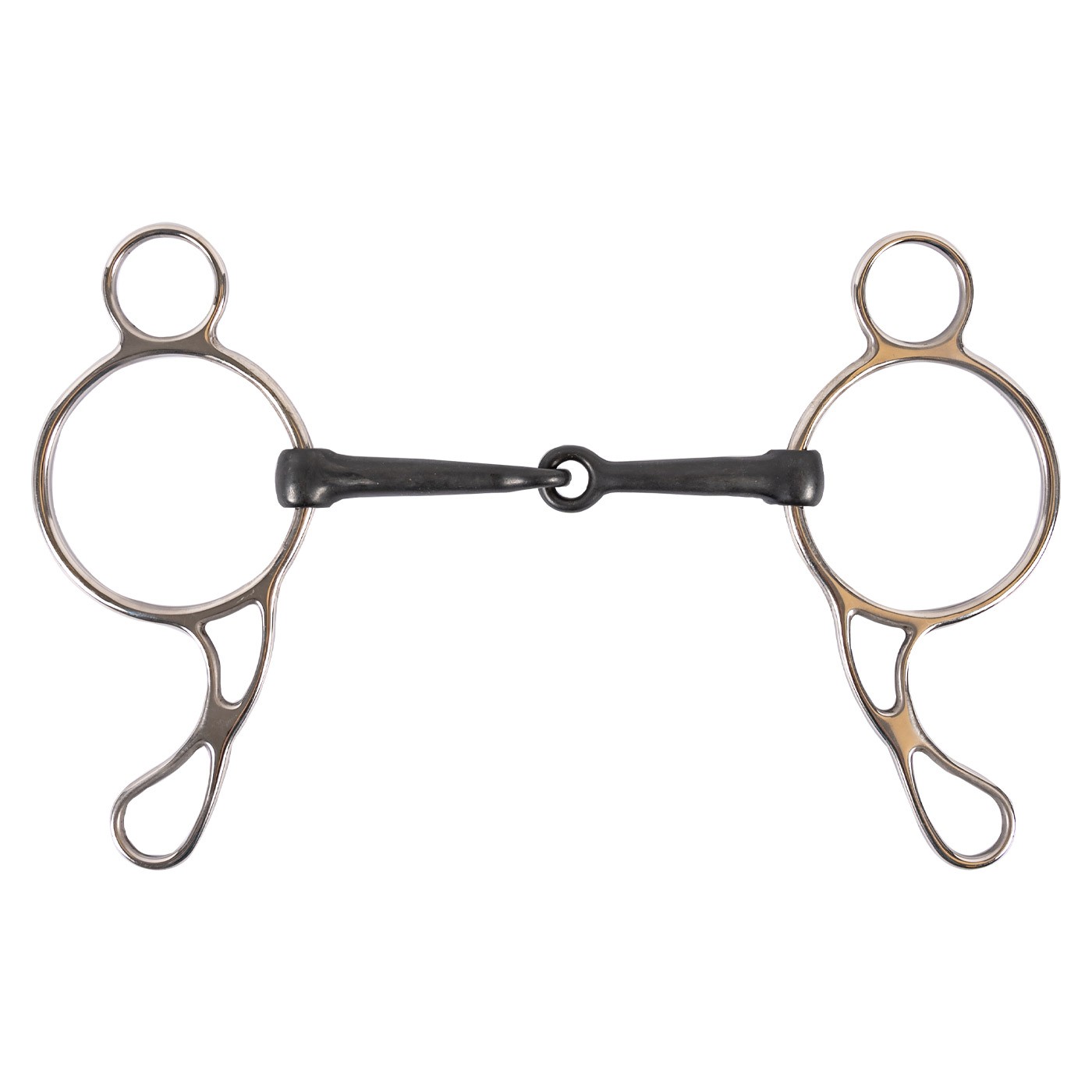 Weaver Sweet Iron Snaffle Mouth Gag Bit