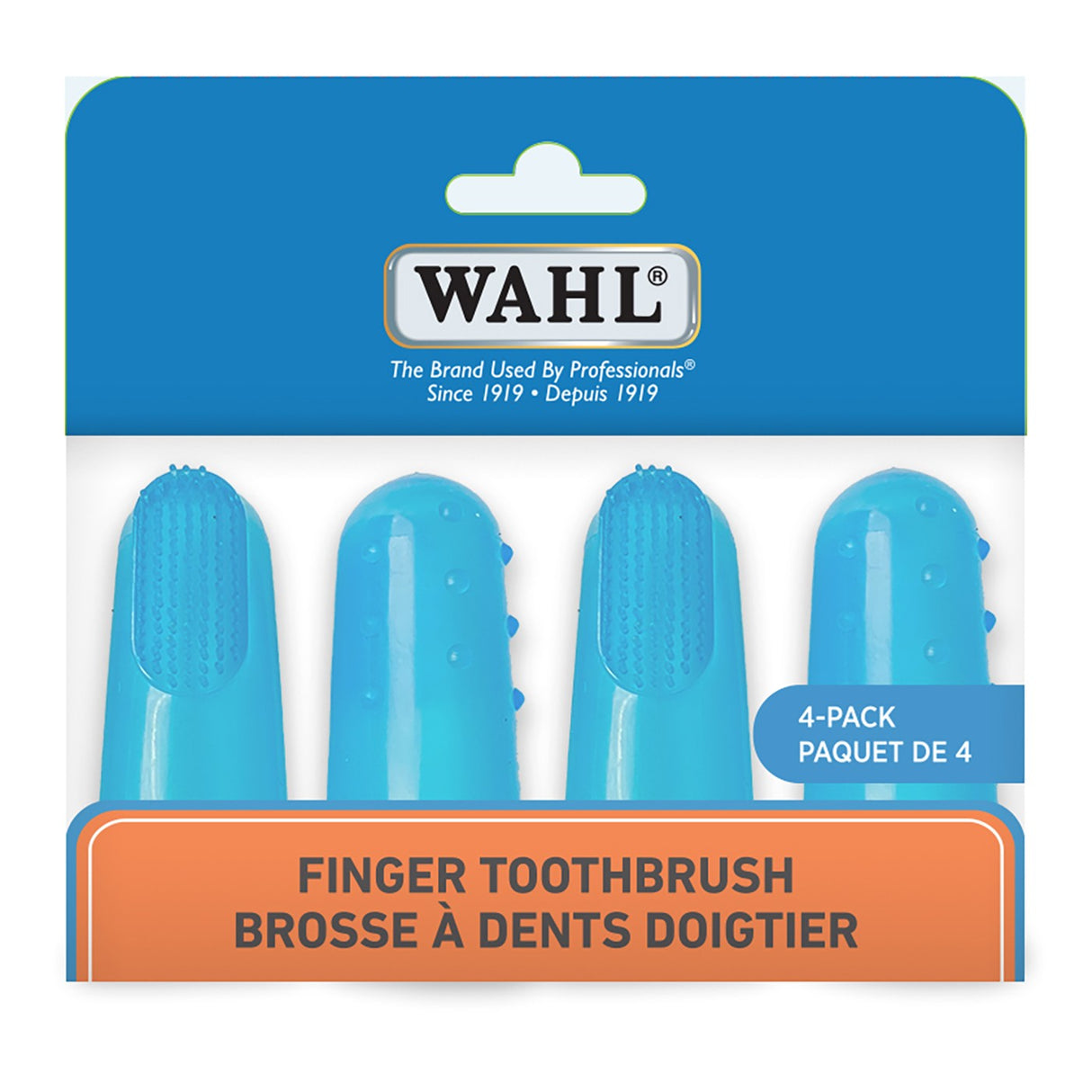 Wahl 4pk Finger Toothbrush