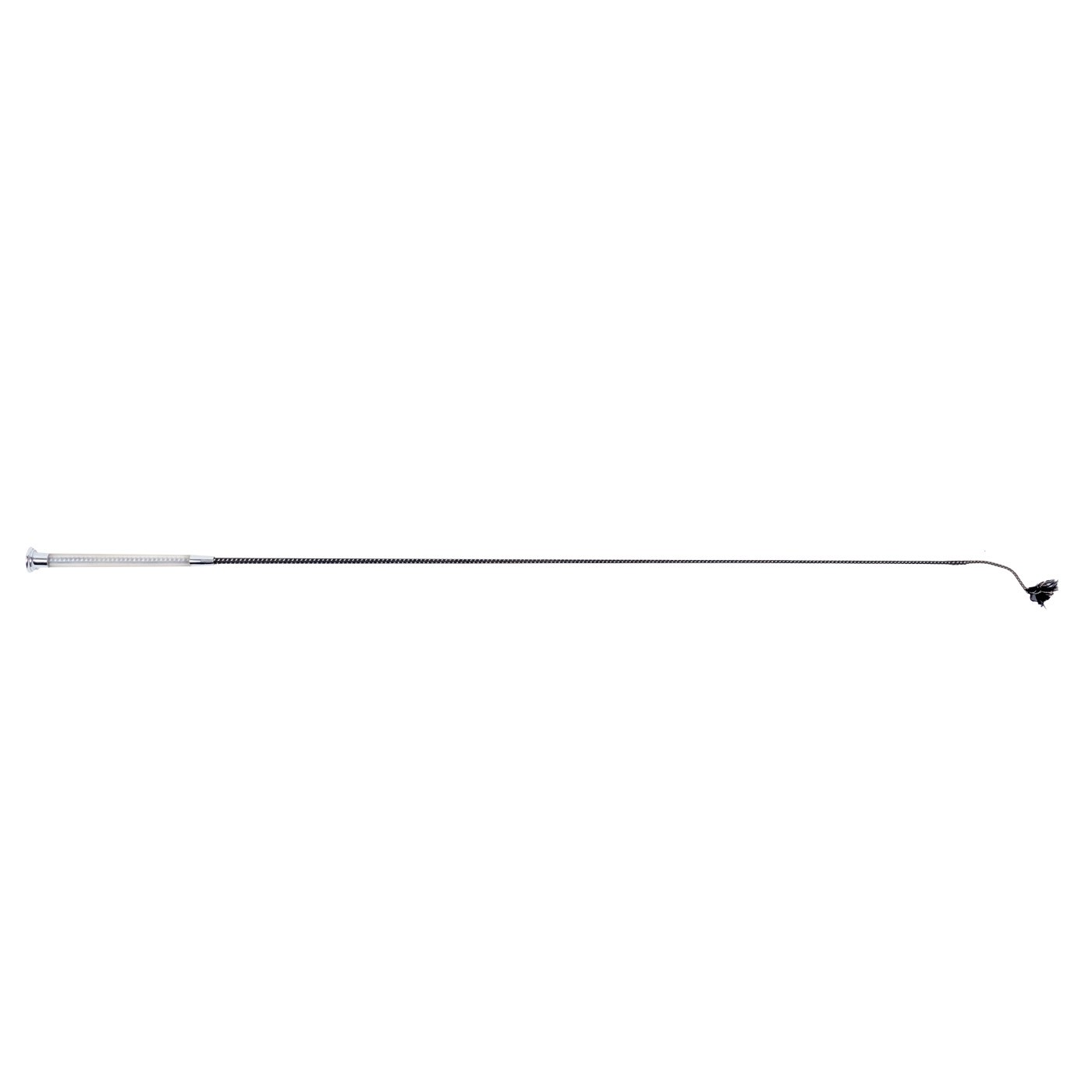 Supra Dressage Whip W/ Clear Rubber Handle 112 cm