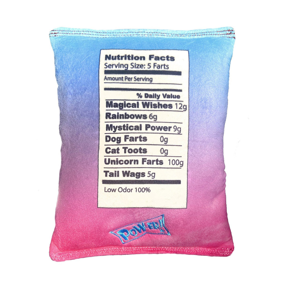 Peluche Power Plush de Lulubelles pour chien avec pets de licorne