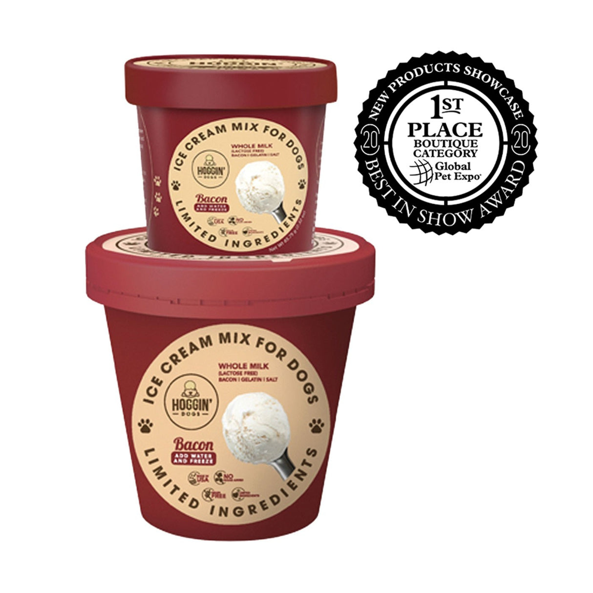 Puppy Cake Hoggin' Dogs Bacon Ice Cream Mix 132 g