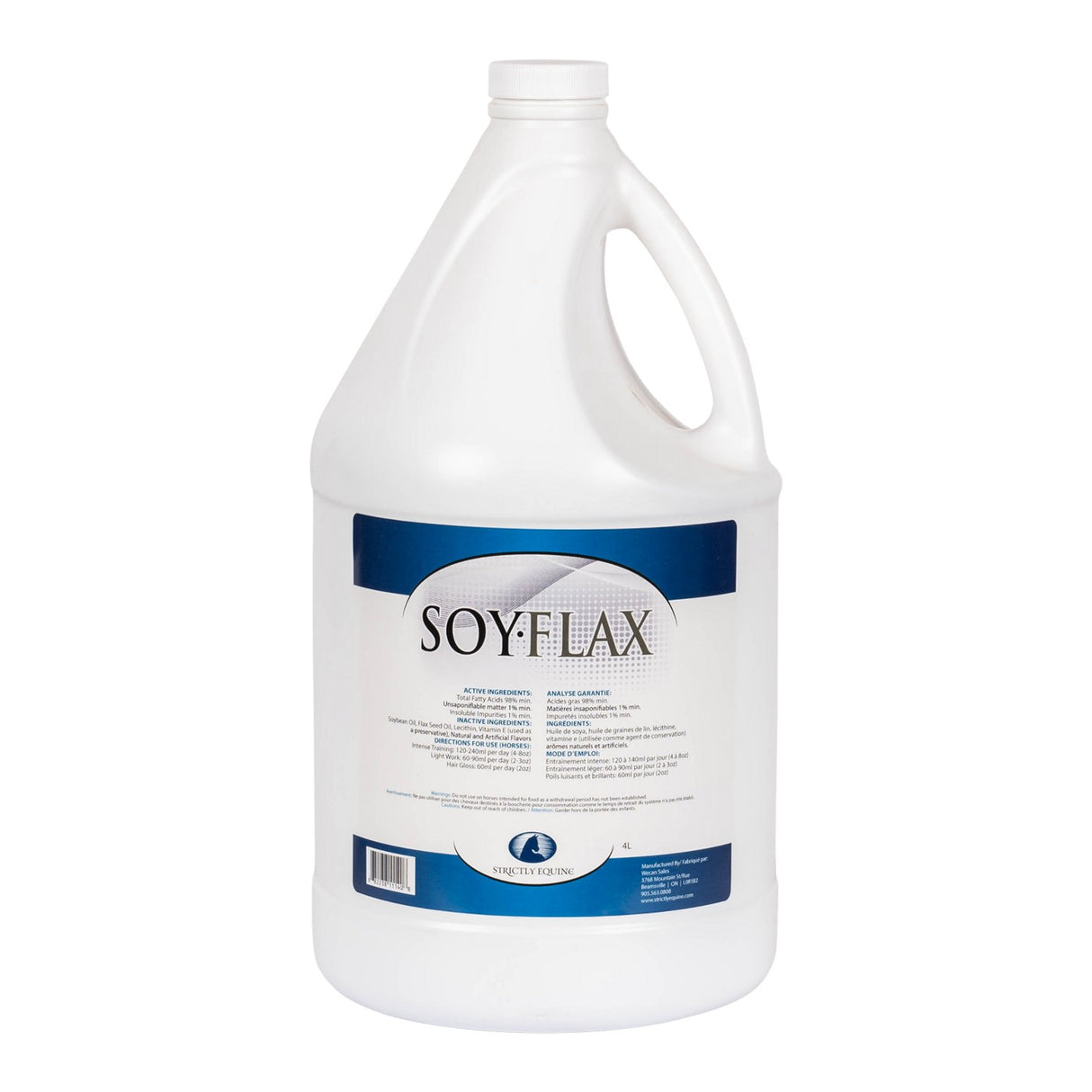 Huile de lin et de soja Strictly Equine 4 L