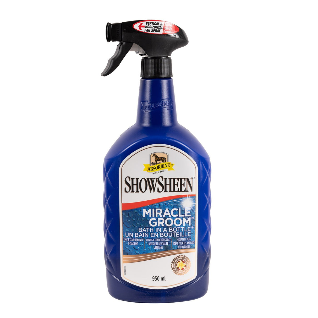 Absorbine ShowSheen Miracle Groom W/ Sprayer 950 mL