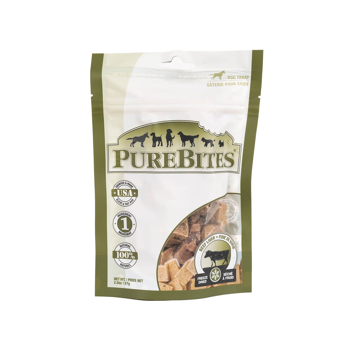 PureBites Freeze Dried Beef Liver 57 g