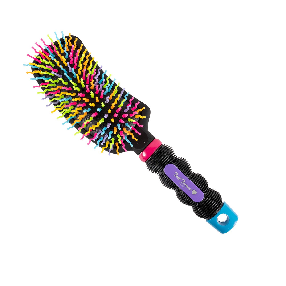 Tail Tamers Curved Handle Rainbow Brush