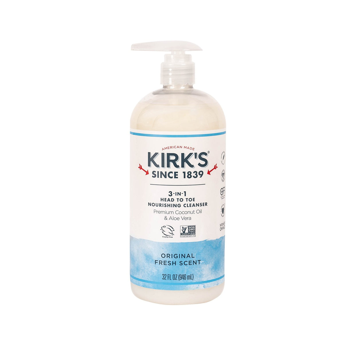 Kirk's Castile Liquid Soap 946 mL