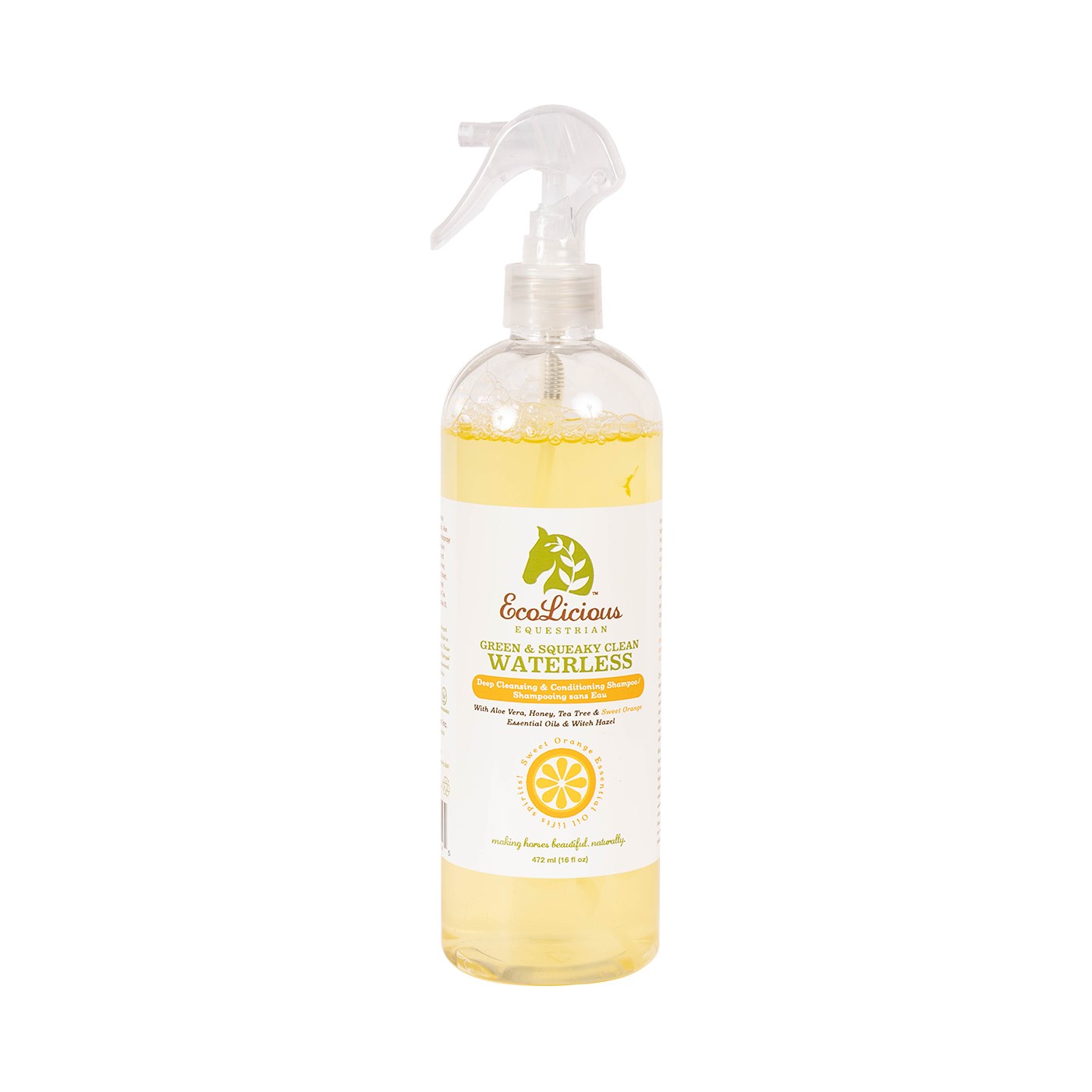 Shampoing sans eau EcoLicious Green & Squeaky Clean 472 ml