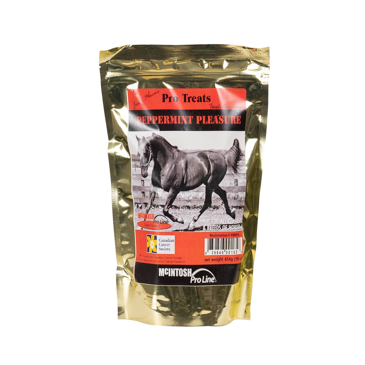 Friandises pour chevaux McIntosh Pro Line à la menthe poivrée 454 g