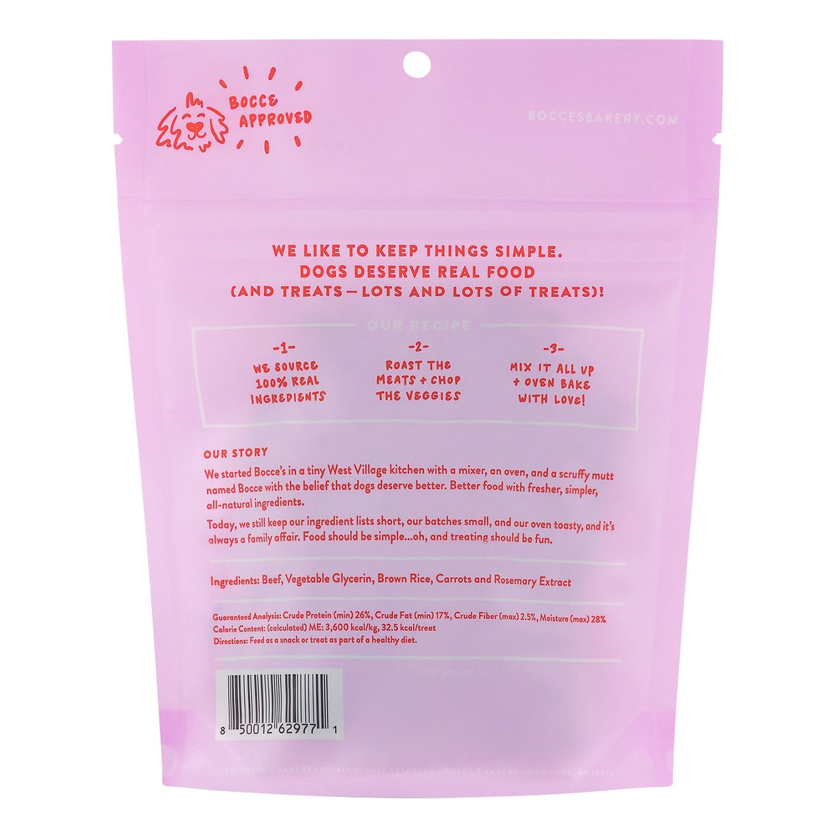 Bocce's Bakery Grazers Beef Jerky Sticks 113 g