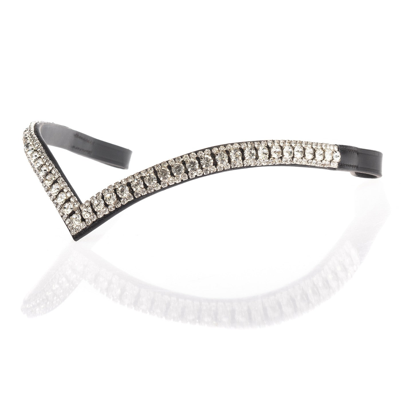 Bridon de Dressage Passepoil Argent FFE Crystal V