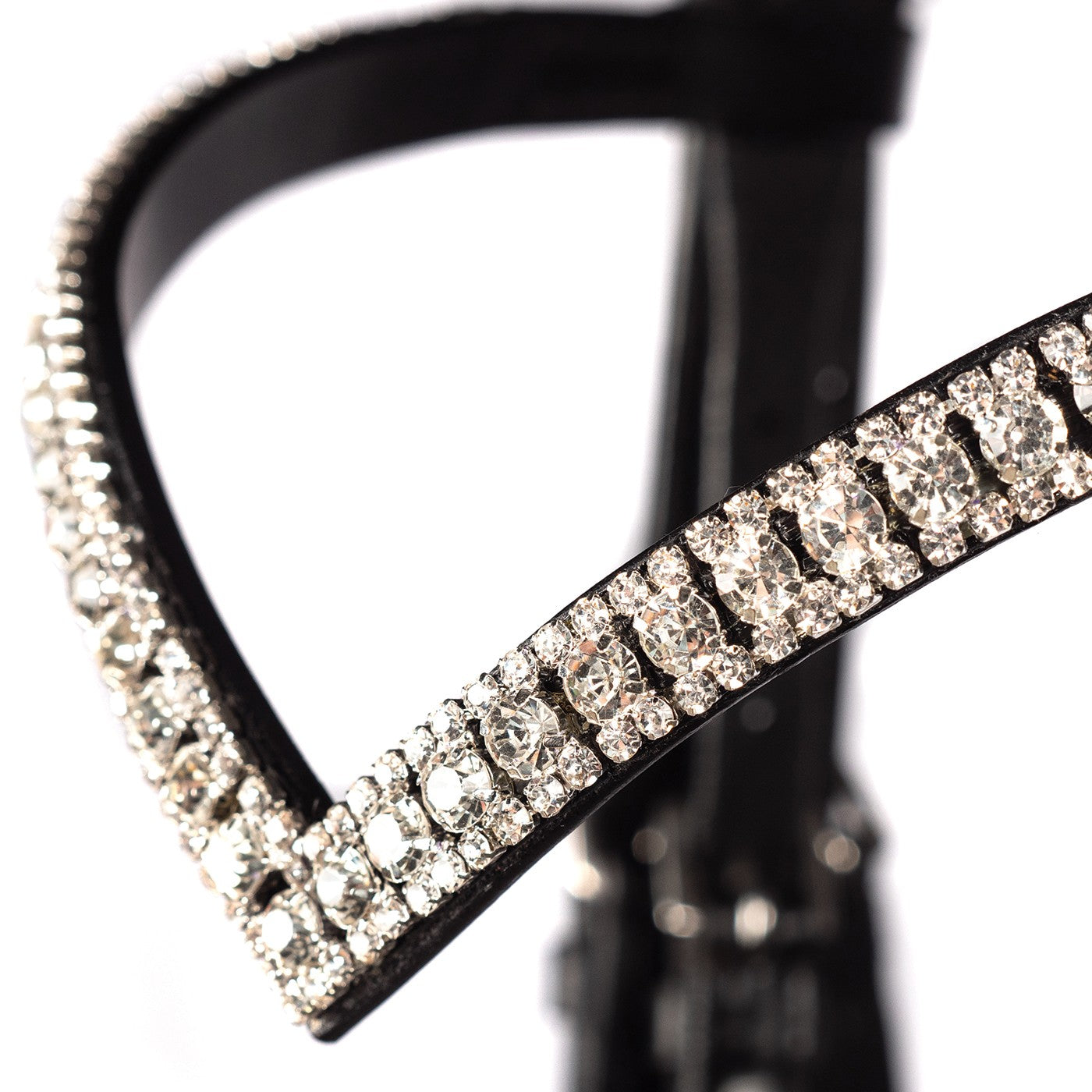 Bridon de Dressage Passepoil Argent FFE Crystal V