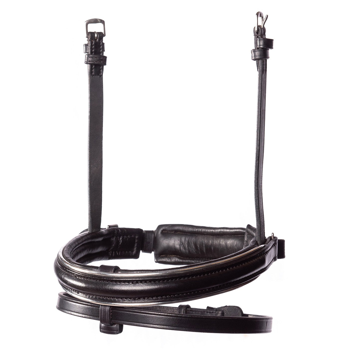 Bridon de Dressage Passepoil Argent FFE Crystal V