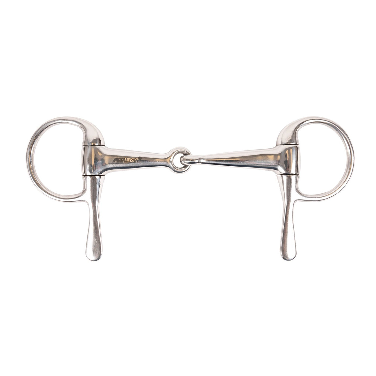 Mors Filet Suédois à Demi Joue en Acier Inoxydable Metalab