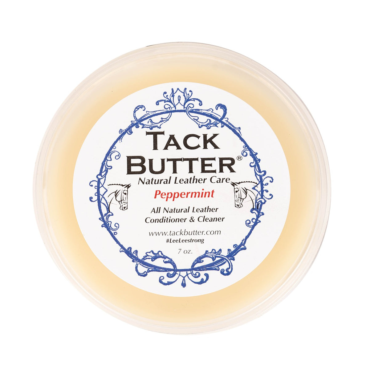 Tack Butter Revitalisant et nettoyant pour cuir naturel à la menthe poivrée 198 g