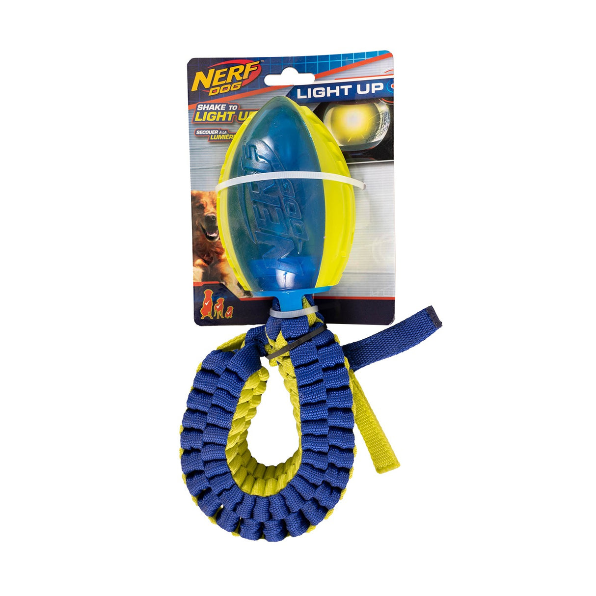 Nerf Dog LED Nitro Football W/ Tail