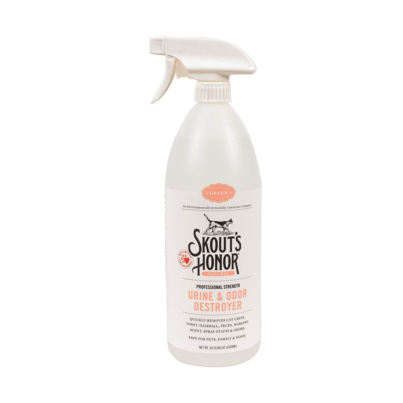 Skout's Honor Destructeur d'urine et d'odeurs de chat 1035 mL