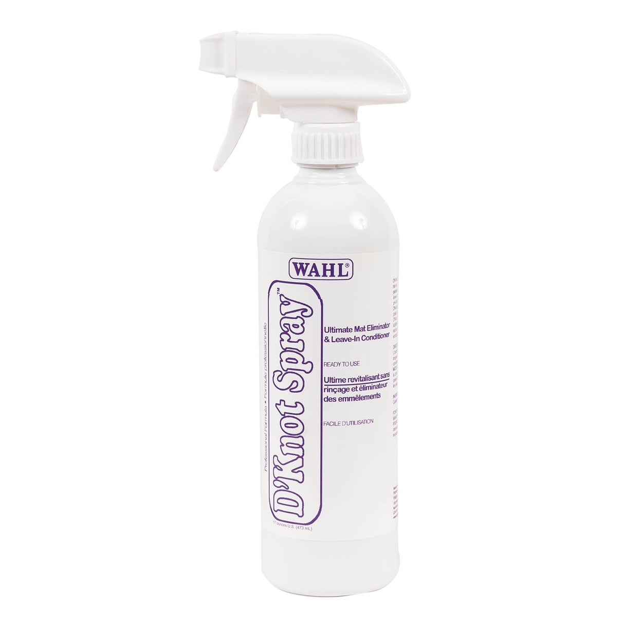 Après-shampoing sans rinçage pour chien Wahl D Knot Spray 473 ml