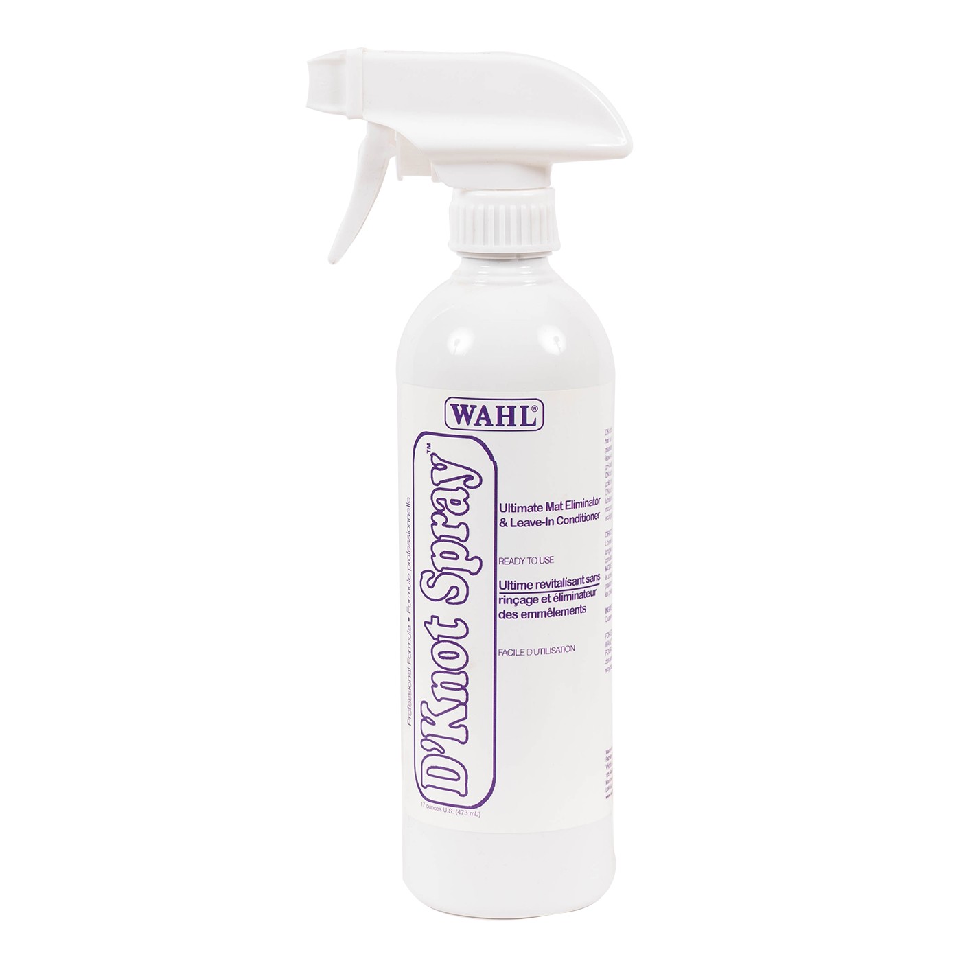 Après-shampoing sans rinçage pour chien Wahl D Knot Spray 473 ml
