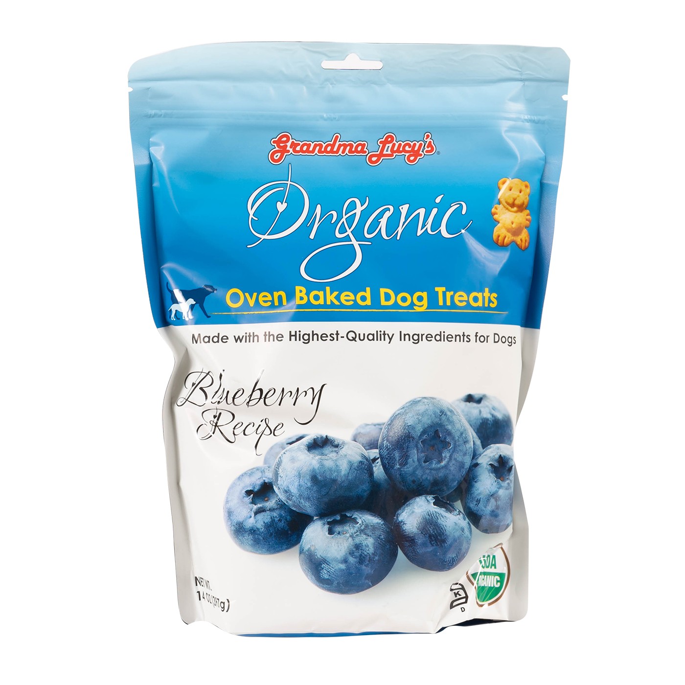 Grandma Lucy's Organic Baked Blueberry Dog Treats 397 g