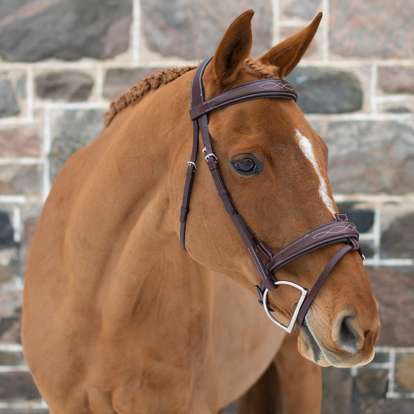 Mondega Liberica Fancy Stitched Hunter Bridle