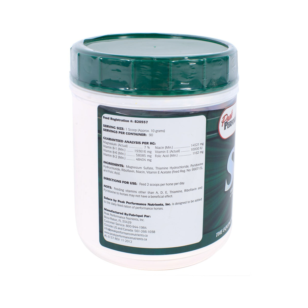 Performances de pointe Solace 0,91 kg