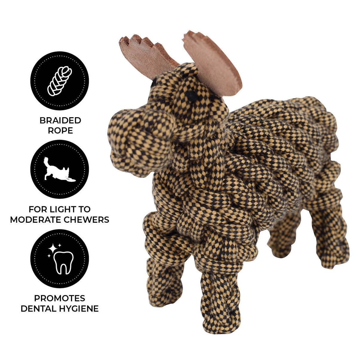 Jouet pour chien en corde Shedrow K9 Moose