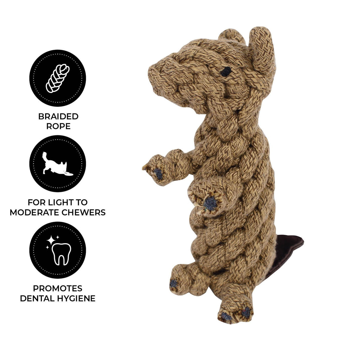 Jouet pour chien en corde Shedrow K9 Castor