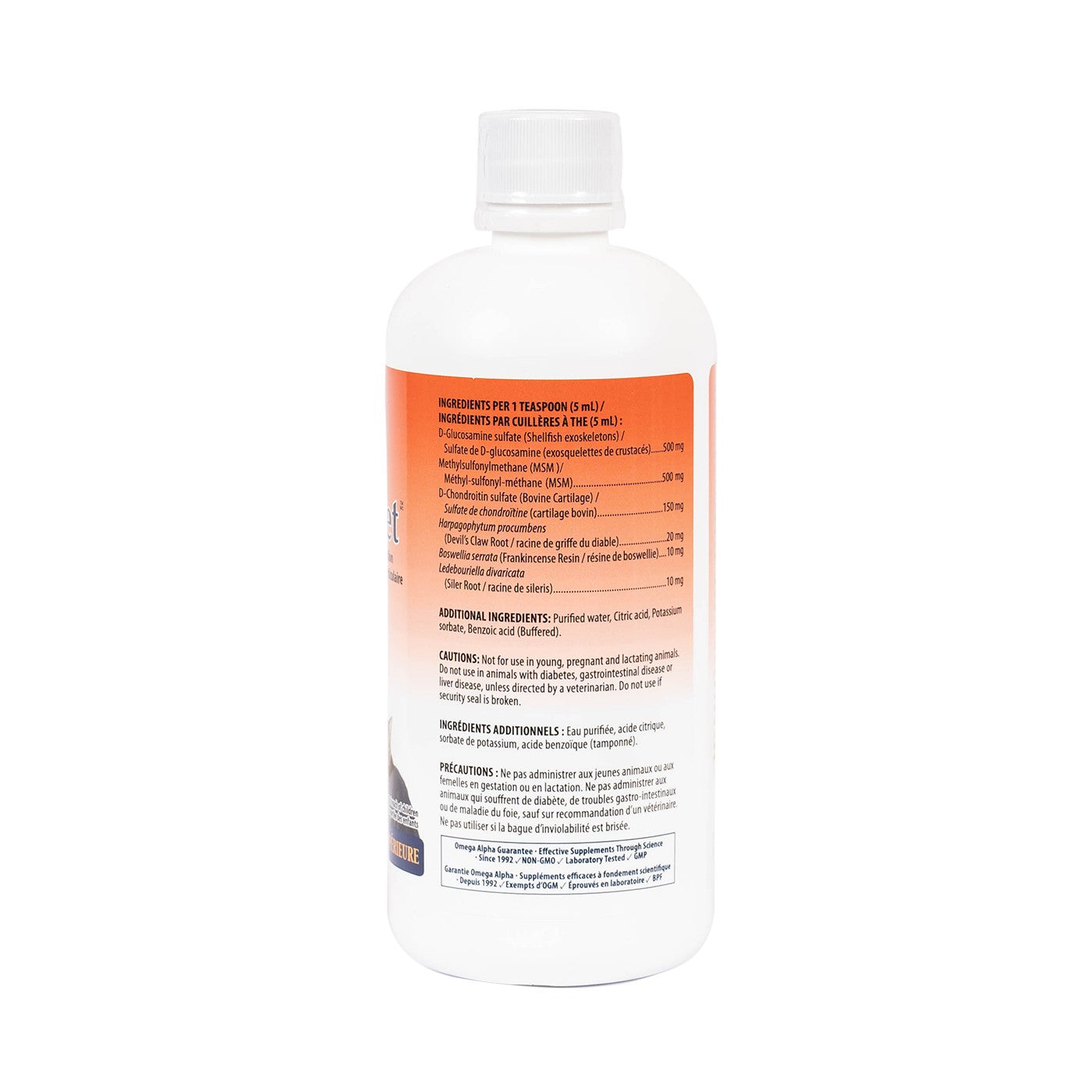Omega Alpha GlucosaPet Pet Supplement 500 mL