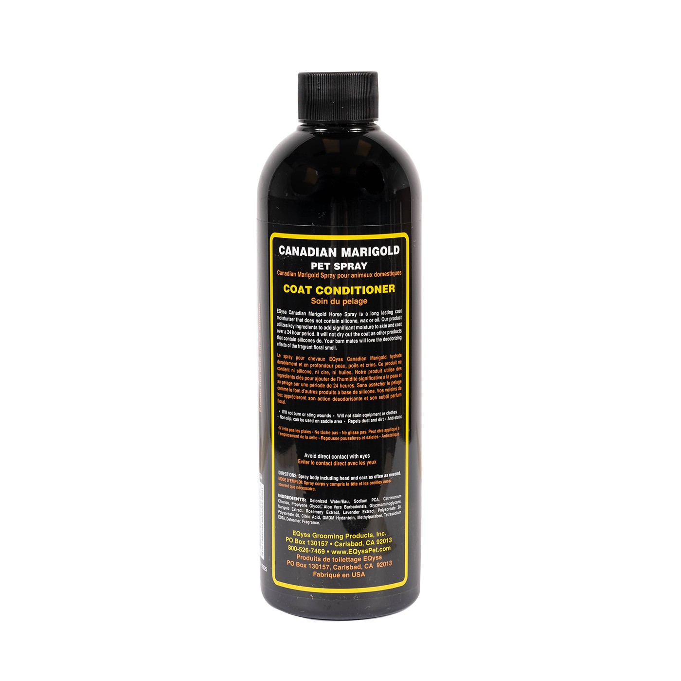 Eqyss Marigold Coat Conditioner Pet Spray 16 oz