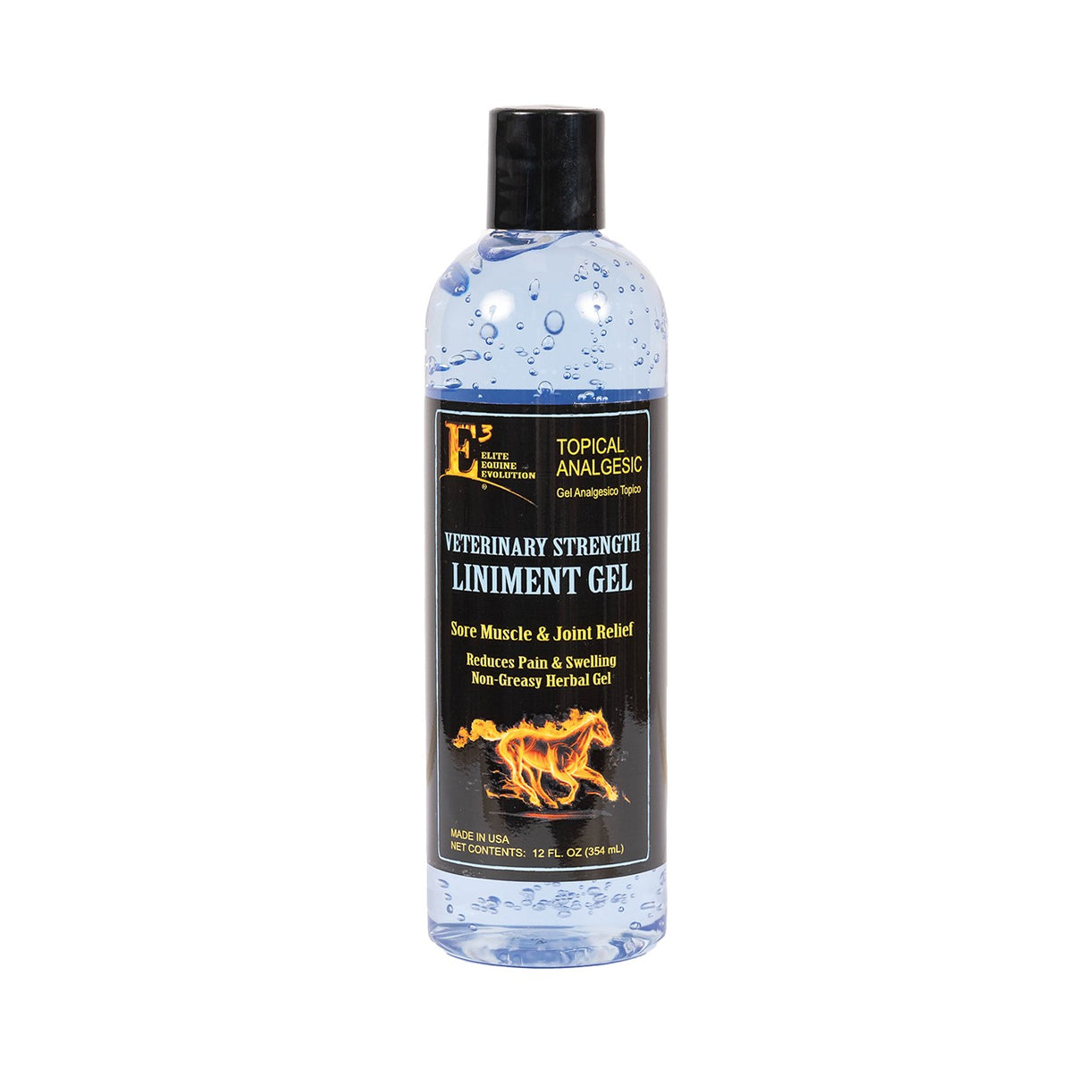 Gel liniment pour équidés E3 Elite 354 ml