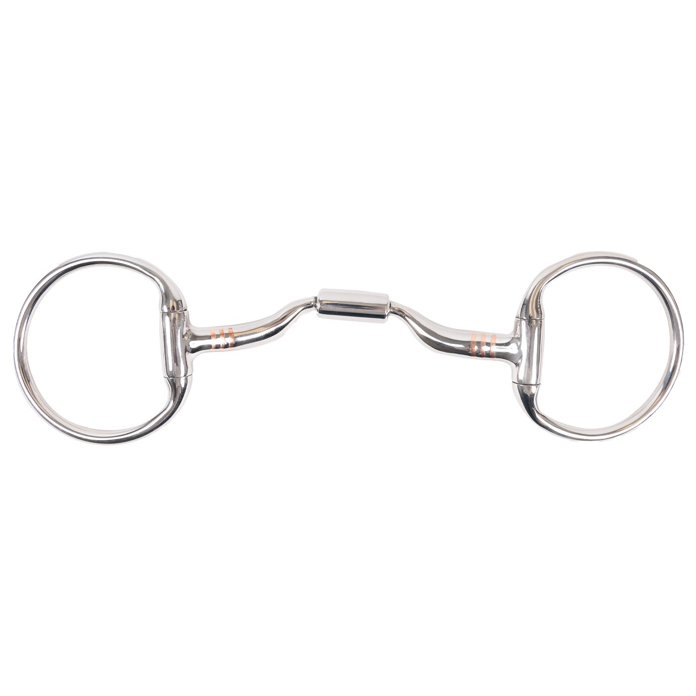 EvoEq Eggbutt Low Port Bit W/ Roller