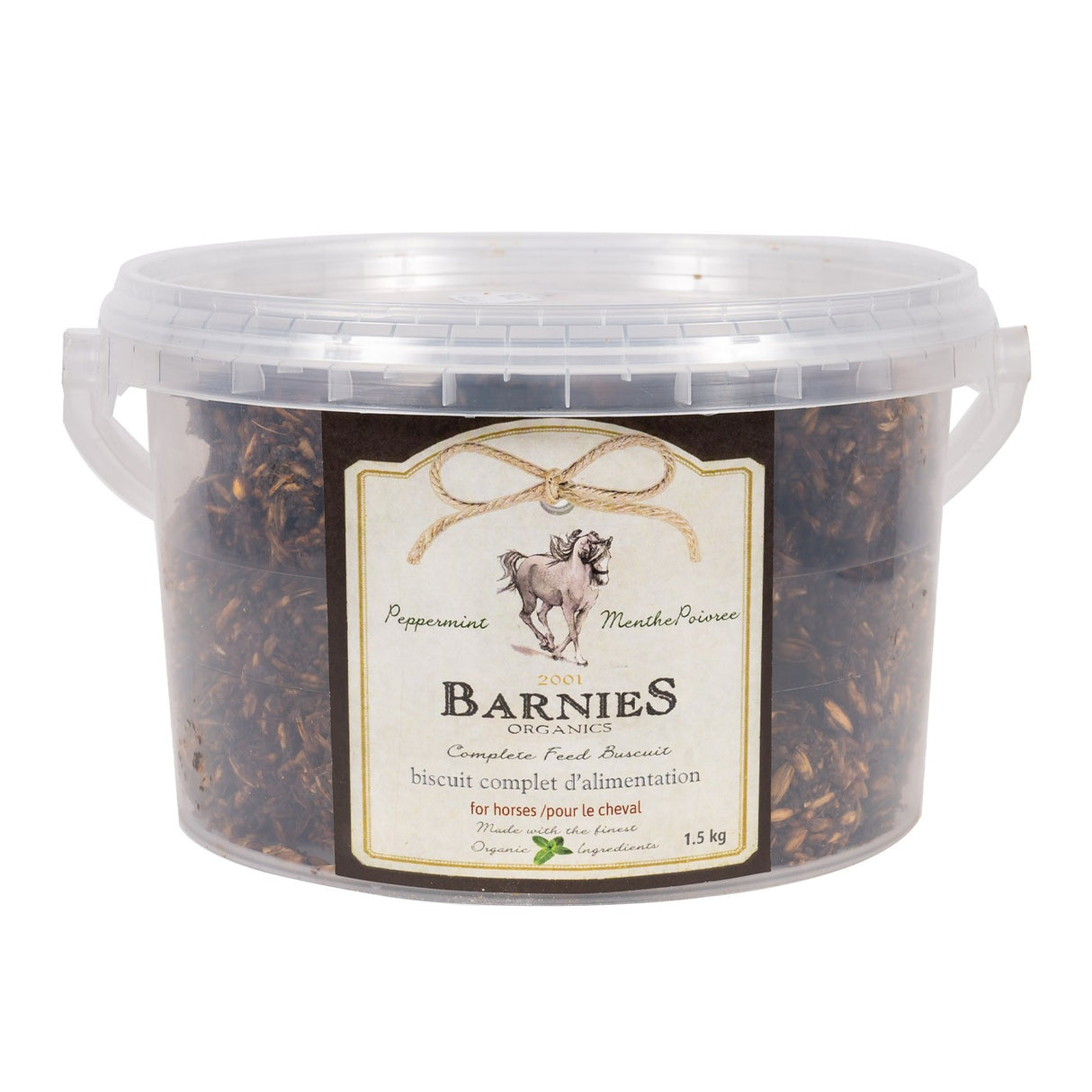 Friandises pour chevaux à la menthe poivrée Barnies, 40 pièces