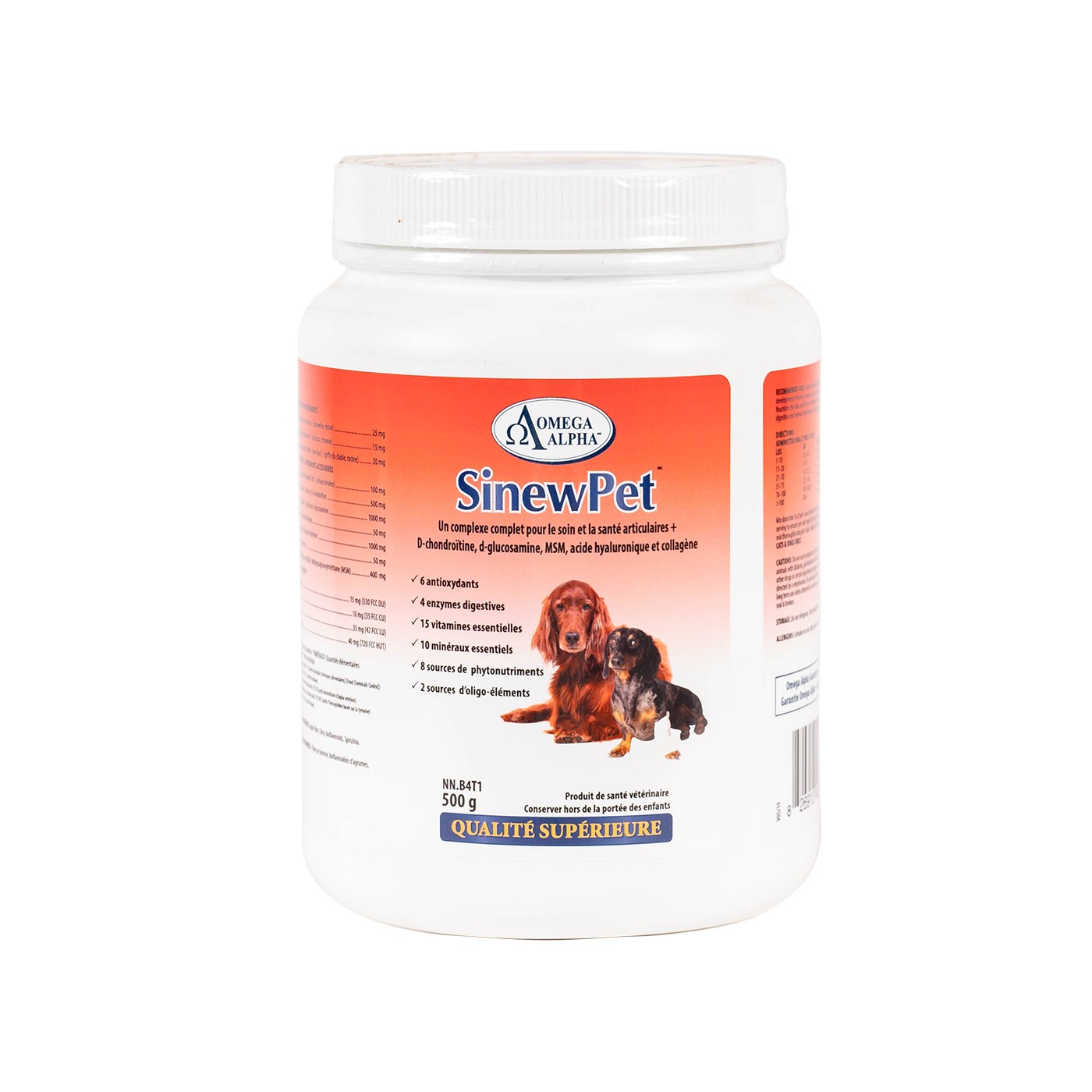 Omega Alpha SinewPet Pet Supplement 500 g