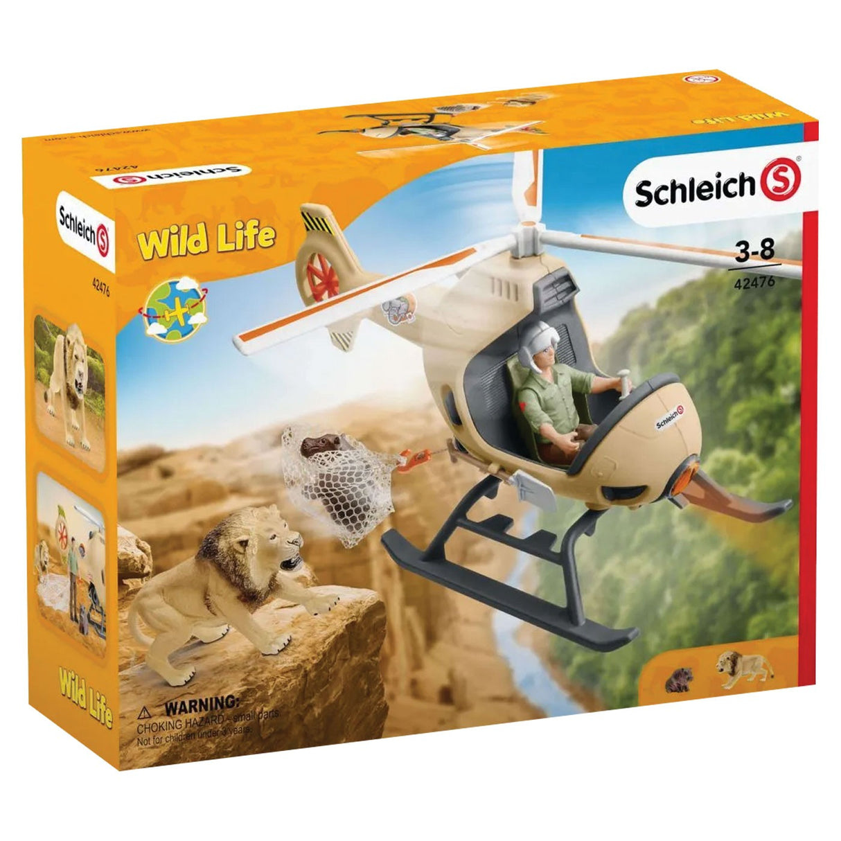 Hélicoptère de sauvetage d'animaux Schleich Wild Life