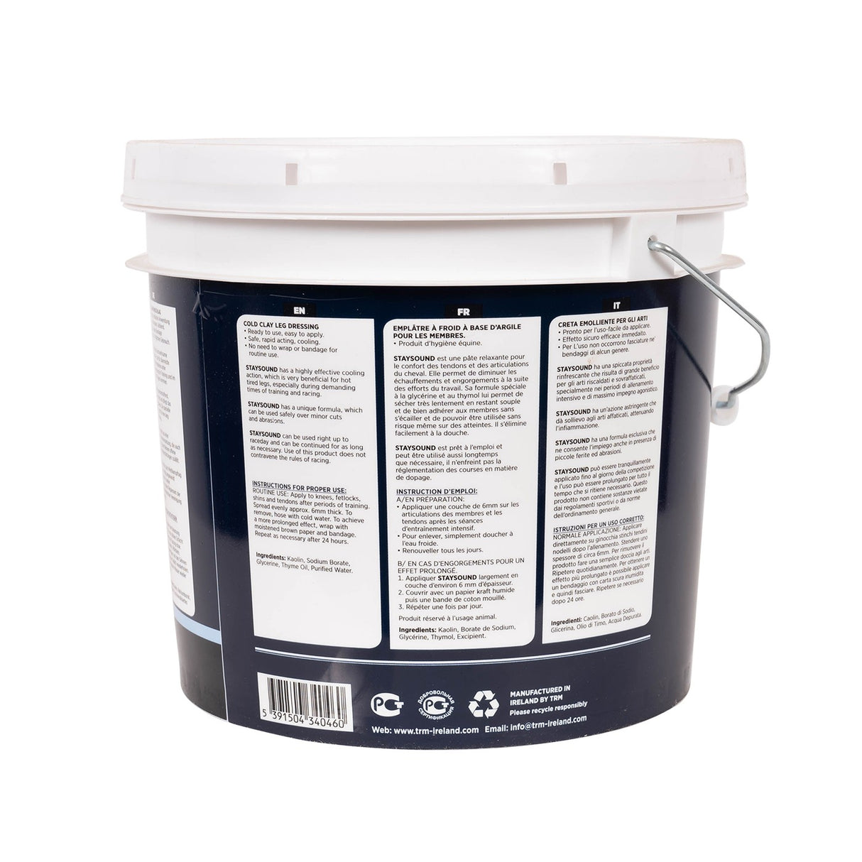 Argile pour jambes TRM Staysound 5 kg