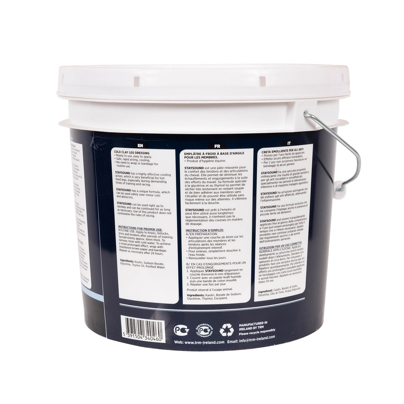 Argile pour jambes TRM Staysound 5 kg